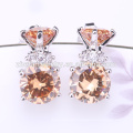 Nouveau mode boucles d&#39;oreilles stud bijoux boucle d&#39;oreille aaa zircon boucle d&#39;oreille E1049